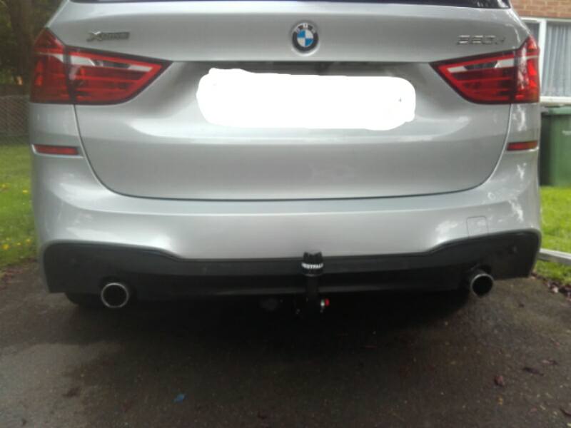 BMW 220d after towbar was fitted