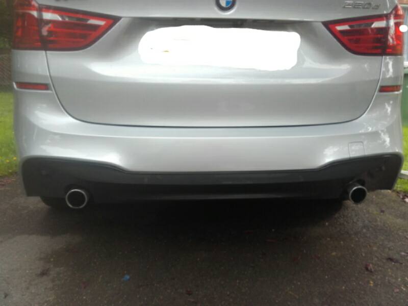 BMW 220d before towbar was fitted